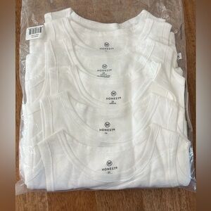 Honest Co. White Tank Tops 10-Pack